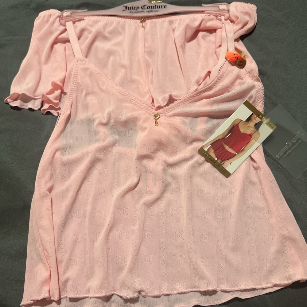 Juicy Couture Pink Slip Dress Top